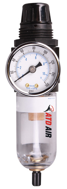 ATD Tools 1/4" Mini Filter/ Regulator Combination Unit