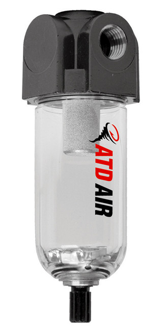 ATD Tools 1/4" NPT, 1oz., 20 Micron, 27SCFM, Metal Filter