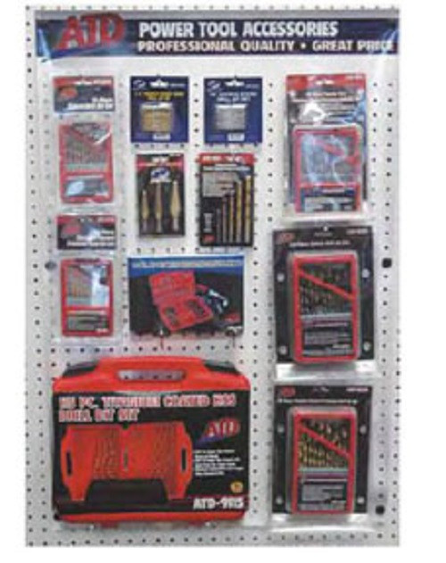 ATD Tools Drill Bit Display Fixture & Product Drop Ship Order Price