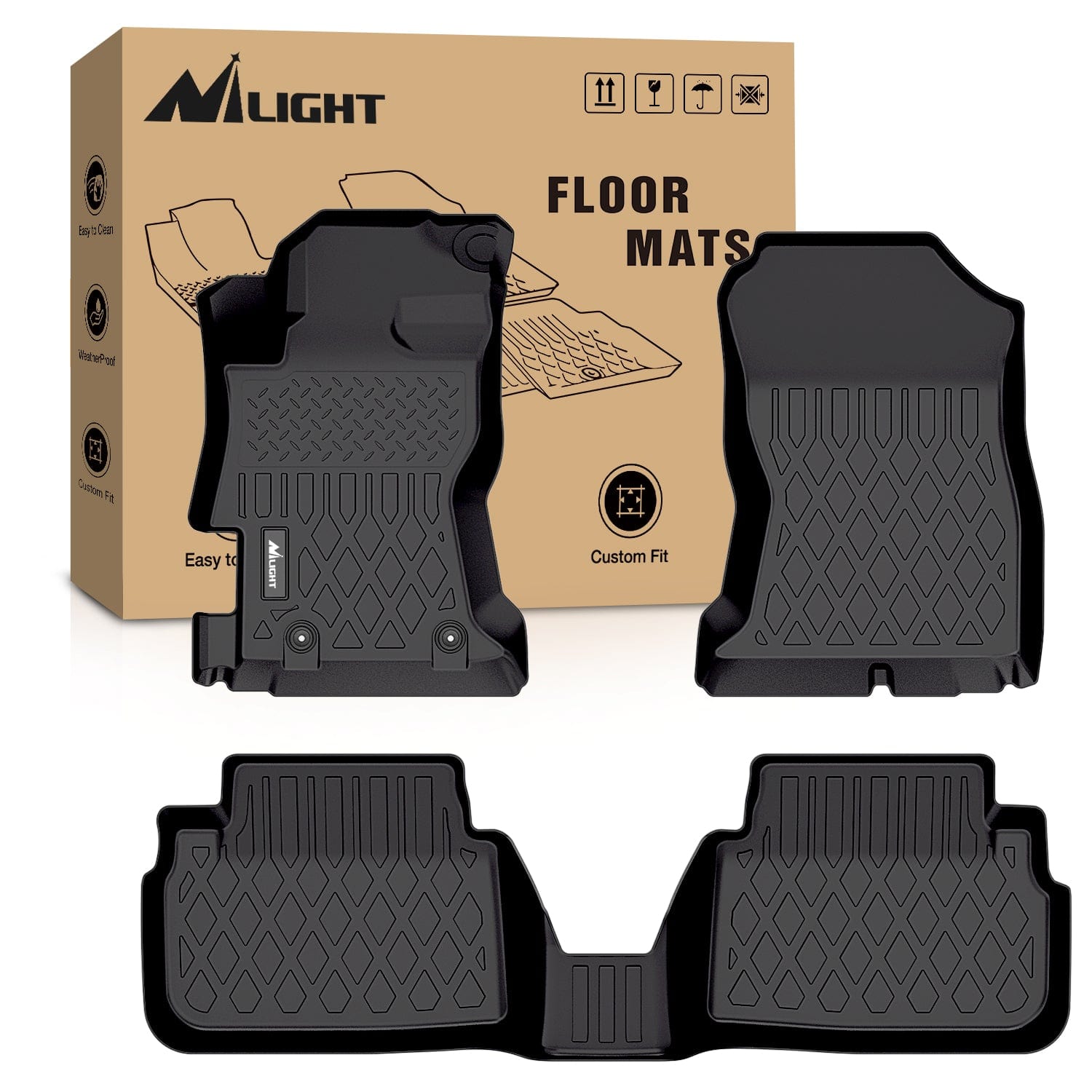 2018 2019 2020 2021 2022 2023 Subaru Crosstrek / 2017 2018 2019 2020 2021 2022 2023 Subaru Impreza TPE Floor Mats
