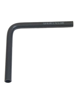 1" Inch ID 90° Degree Diesel Gas Fuel Filler Hose Elbow 28" Long
