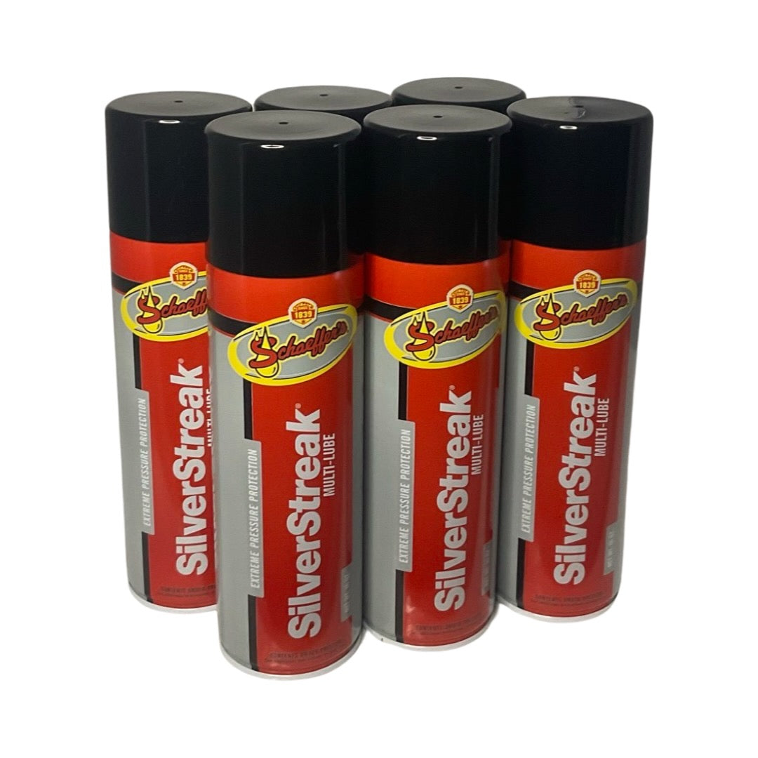 Schaeffer's 200 - 6 Pack Silver Streak Multi-Lube Spray - 16 oz. ea.