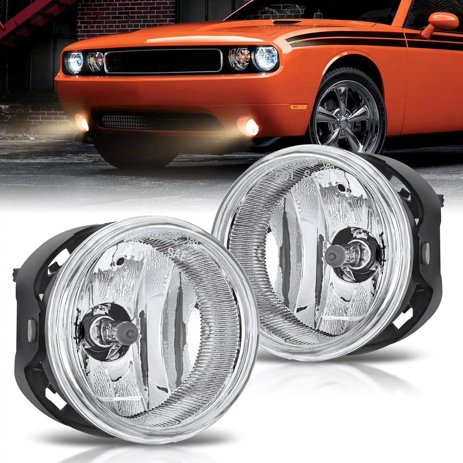 2005 2006 2007 2008 2009 2010 Dodge Grand Caravan Charger Nitro Challenger 2004 2005 2006 2007 2008 2009 2010 Chrysler Town Country Sebring Pacifica 2007 2008 2009 2010 Jeep Patriot Compass Fog Light Assembly