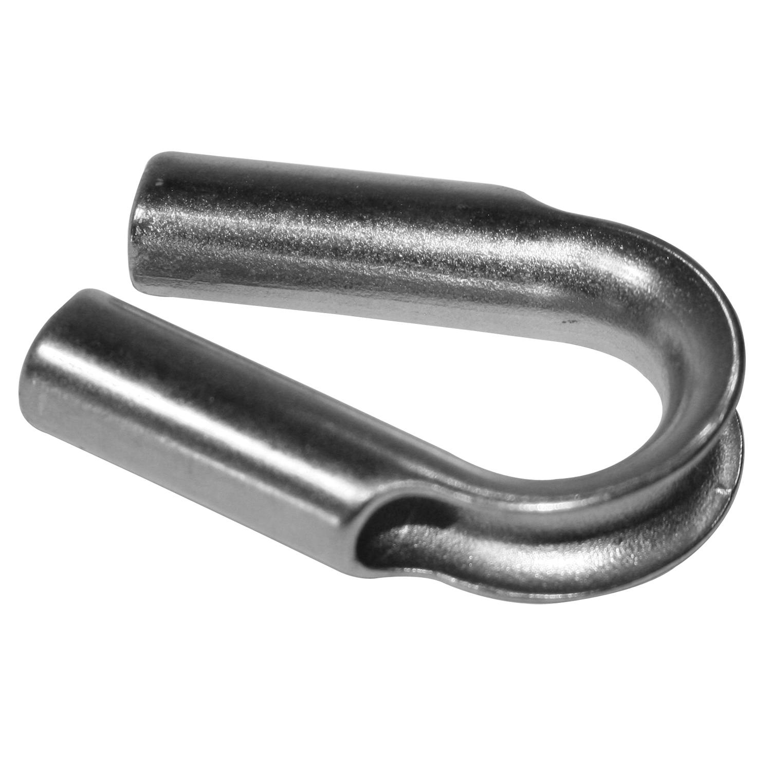 Bulldog Winch Co LLC 20092 Tube Thimble, Stainless for Synthetic Rope 8mm