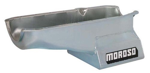 Moroso 20200 Street/Strip Oil Pan - Small Block Chevy - P/S Dipstick - 7 Quart