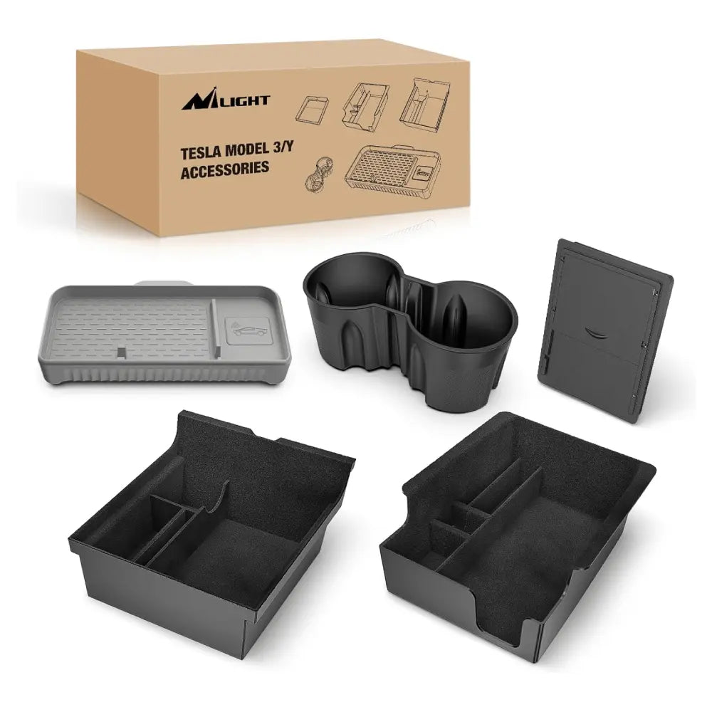 2021 2022 2023 Tesla Model 3 2021-2024 Model Y Utility Accessories 5-Pack