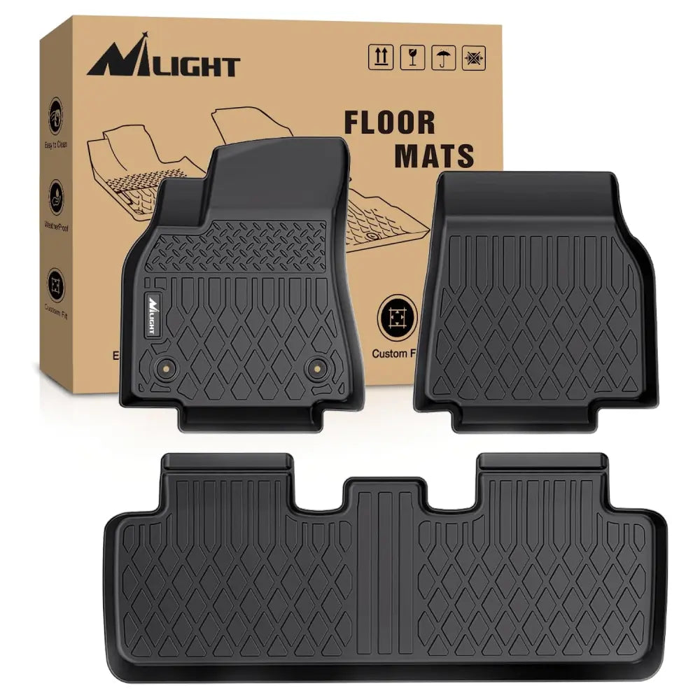 2021 2022 2023 2024 2025 Tesla Model Y 5-Seat TPE Floor Mats