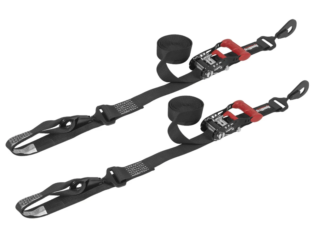 Speedstrap 1.5″ x 10′ Ratchet Tie-Down w/ Soft Tie (2-Pack)