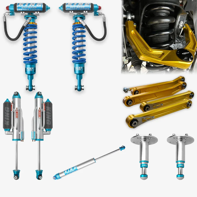 ’21-23 Ram TRX King 3.0 RR Front Coilovers & 3.5 4-Tube BP Rear Shocks w/ Kibbetech UCA’s & Rear Suspension Combo Kit