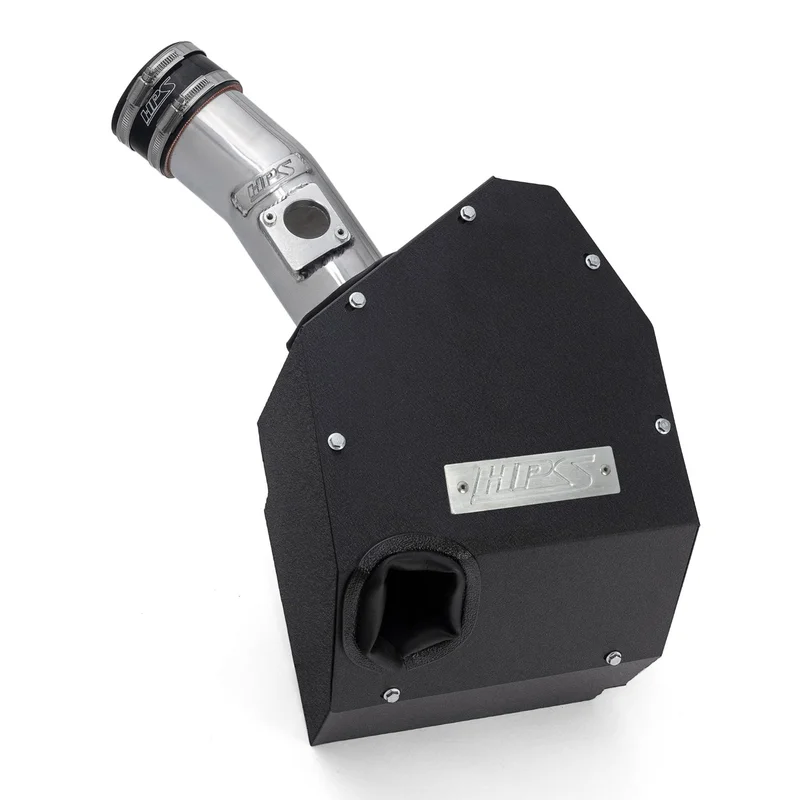 HPS Performance Air Intake Kit with Heat Shield, Polished, 827-735P