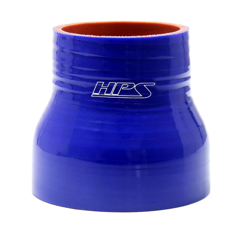 HPS 5/8″ – 1″ ID , 3″ Long High Temp 4-ply Reinforced Silicone Reducer Coupler Hose Blue (16mm – 25mm ID , 76mm Length)