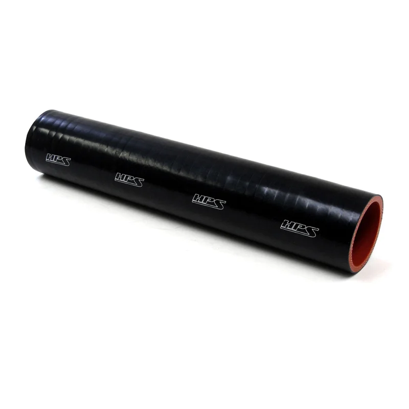 HPS 3/8″ ID , 1 Foot Long High Temp 4-ply Reinforced Silicone Coupler Tube Hose Black (9.5mm ID)
