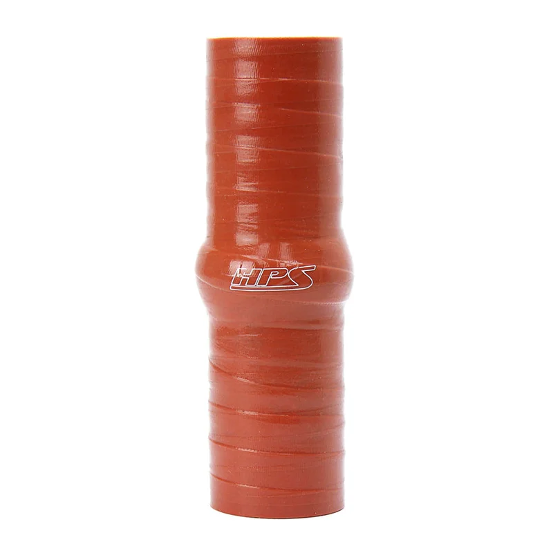 HPS 3/4″ ID , 6″ Long High Temp 4-ply Aramid Reinforced Silicone Hump Coupler Hose Orange (19mm ID , 152mm Length)