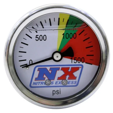 Nitrous Express Nitrous Pressure Gauge Only (0-1500 PSI) – 15508