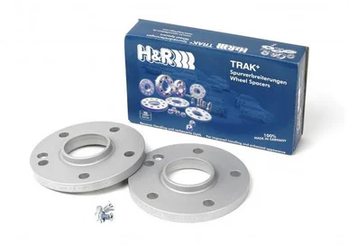 H&R Trak+ 3mm DR Spacer Bolt Pattern 5/112 Center Bore 66.5mm Bolt Thread 14×1.25 – Black – 0655664SW
