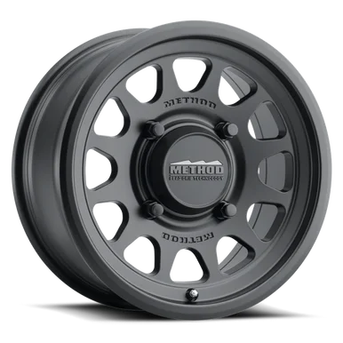Method MR414 Bead Grip 15×7 / 5+2/38mm Offset / 5×4.5 / 76mm CB Matte Black Wheel – MR41457012552