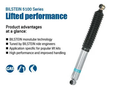 Bilstein 5100 Series 2012 GMC Sierra 1500 XFE Rear 46mm Monotube Shock Absorber – 24-293082