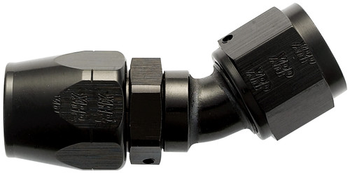 XRP 203006BB 30 Degree Double Swivel -6AN Female Hose End Black Anodized - Each