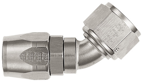 XRP 204516SN 45 Degree Double Swivel -16AN Female Hose End - Super Nickel - Each