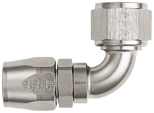 XRP 209010SN 90 Degree Double Swivel -10AN Female Hose End Super Nickel - Each