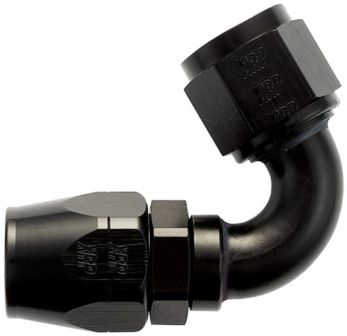 XRP 212016BB 120 Degree Double Swivel -16AN Female Hose End Black Anodized Each
