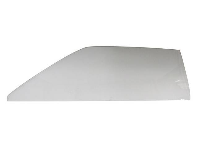 Door Window Glass, LH, clear