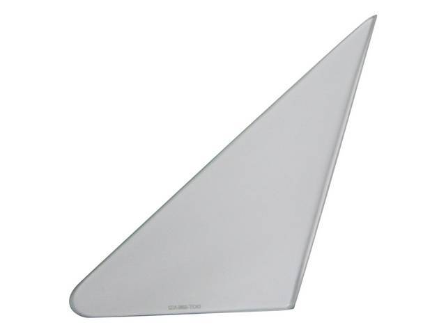 Vent Window Glass, LH, clear