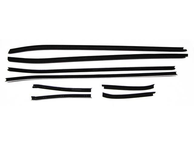 Door and Quarter Upper Beltline Weatherstrip Kit, Felts by Repops