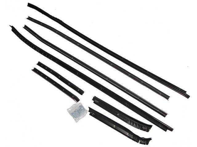 Door and Quarter Window Upper Beltline Weatherstrip Kit, Windowfelt Brand by PUI
