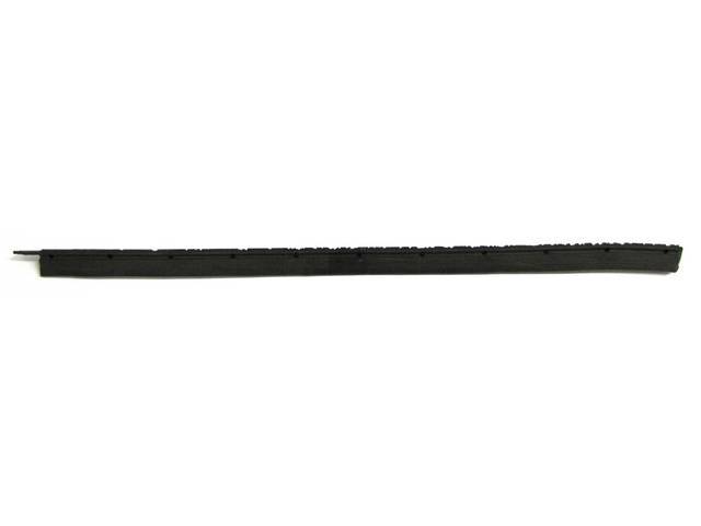 Door Glass Rear Weatherstrip, LH Vertical