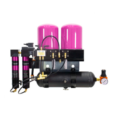 Tsunami Pure-5TMM - 15 CFM (5Hp) Regenerative Dryer with tank & pneumatic drains -120v