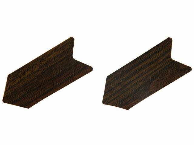 Pony Door Handle Woodgrain Appliques