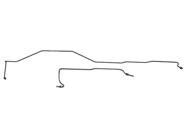 Rear Axle Housing Brake Line Set, Carbon Steel