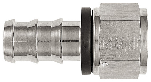 XRP 230004SN Push-Lock -4AN Straight Female Hose End - Super Nickel Finish