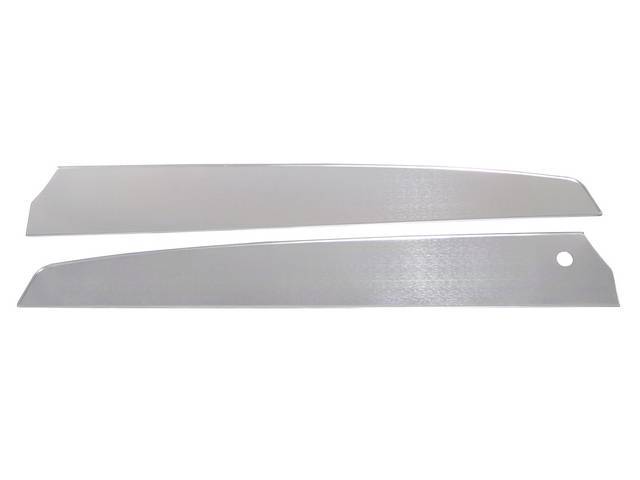 Deluxe Door Trim Panels, Brushed Aluminum