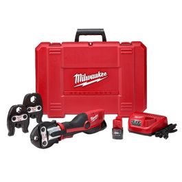 Milwaukee M12 12 Volt Lithium-Ion Cordless Press Tool Kit with Jaws