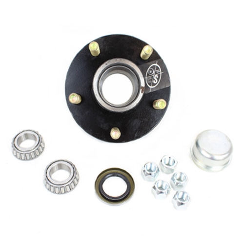 TruRyde BT8 5-4.5" Trailer Hub with Parts for a 2,000 lbs. Trailer Axle - BT122E