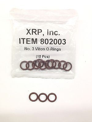 XRP 802003 -3 3AN Viton O-ring for race hose fittings & plumbing line-Lot of 5
