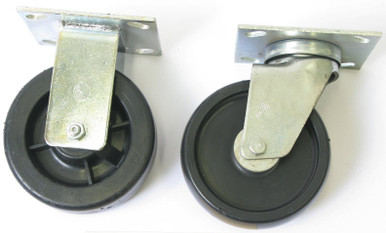 Wesco 5 IN x 1.5 IN Polyolefin Caster Set SR-5A