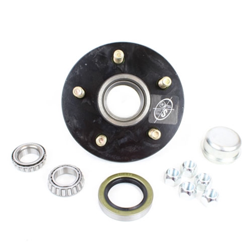 TruRyde BT9 5-4.5" Trailer Hub with Parts for a 2,000 lbs. Trailer Axle - BT1229E
