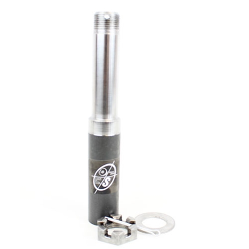 Southwest Wheel 1.25" Round BT8 Spindle with Nut, Washer, and Cotter Pin - R104BT8X