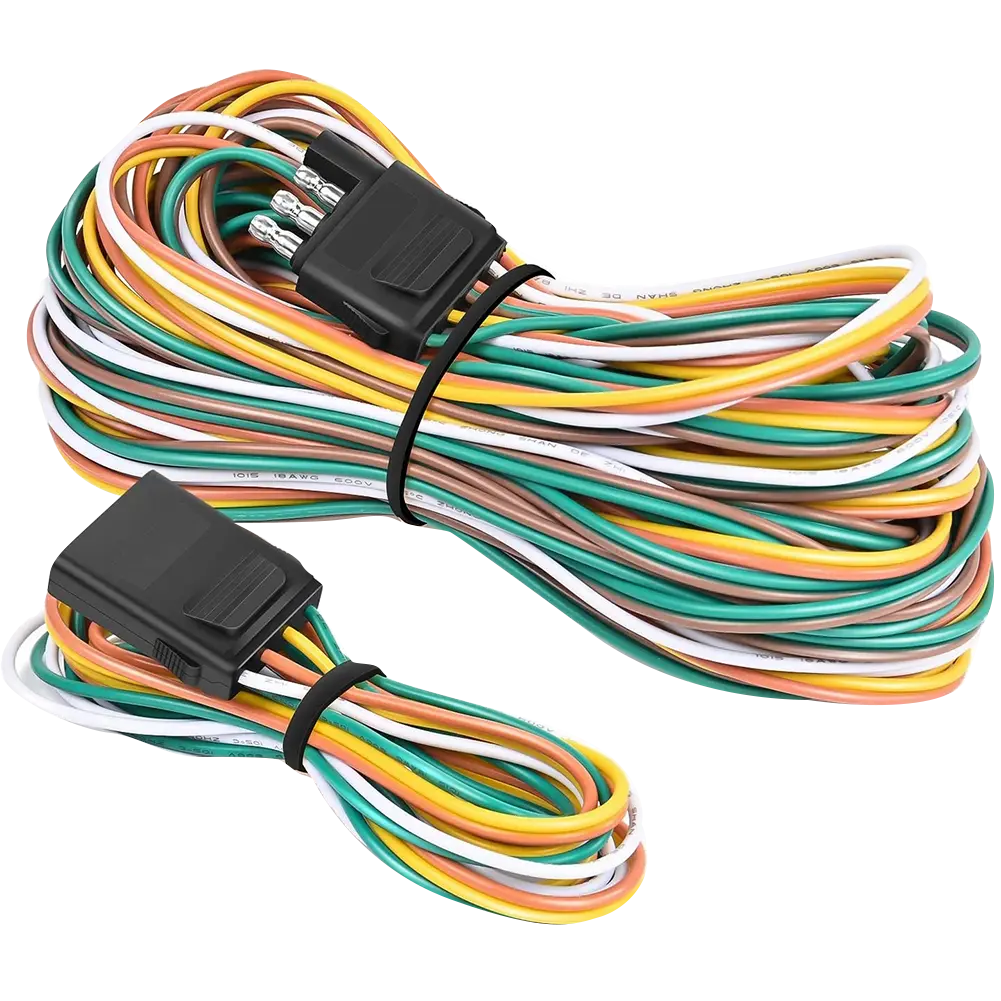 25Ft Male 4Ft Female Trailer Wiring Harness