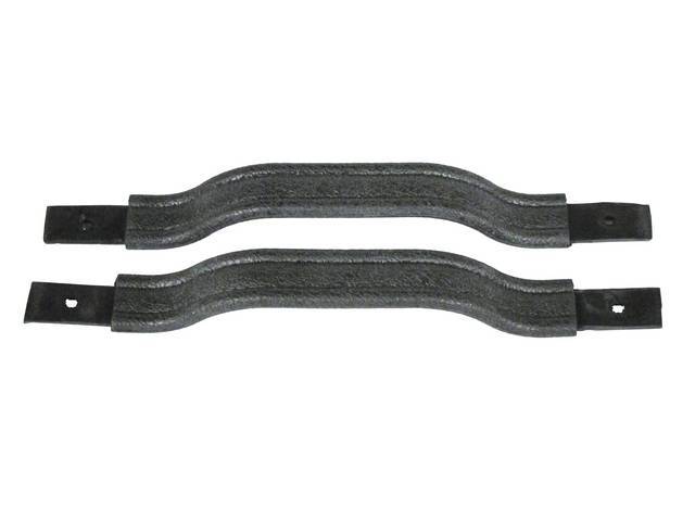 Deluxe Door Panel Pull Straps, Black