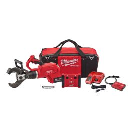 Milwaukee M18 18 Volt Lithium-Ion Cordless Force Logic 3 in. Underground Cable Cutter with Wireless Remote Kit