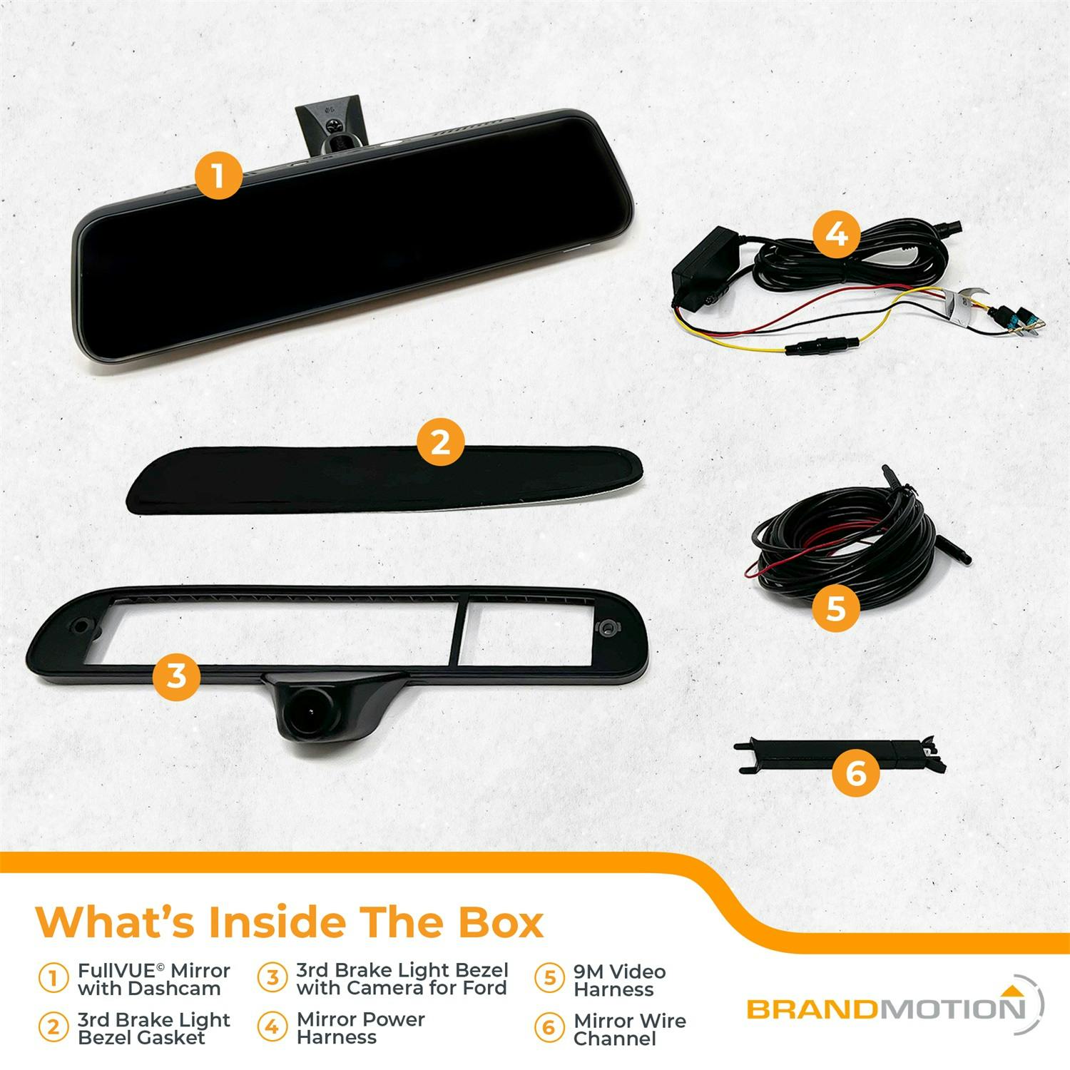 Brandmotion FVMR-1180 FullVUE Mirror Vision System