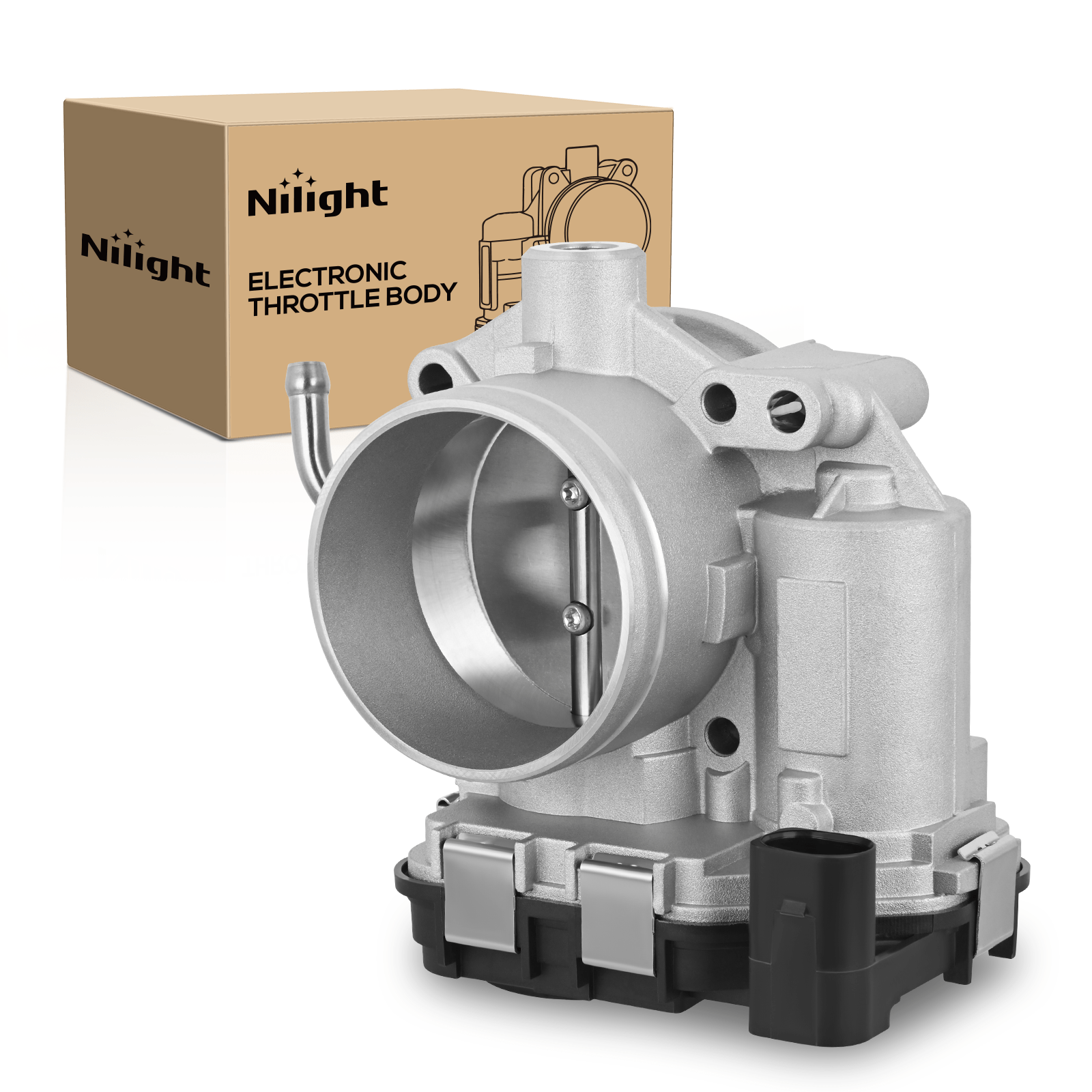 Electronic Throttle Body fits for Volkswagen Vehicles - Volkswagen Beetle Jetta 2007 2008 2009-2014, Golf 2010-2014, Passat 2012 2013 2014, Rabbit 2006 2007 2008 2009, # 07K-133-062A SKTB1303