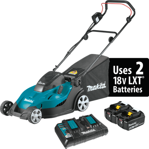 36V (18V X2) LXT™ 17" Lawn Mower Kit (5.0Ah),Ergonomic design, XML02PT
