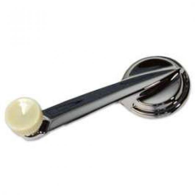 Window Crank Handle - With White Knob