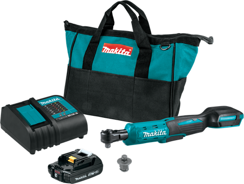 18V LXT™ Lithium-Ion Cordless 3/8" / 1/4" Sq. Drive Ratchet Kit (2.0Ah), Powerful motor, XRW01SR1