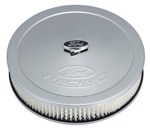 Proform 302-350 Ford Racing Chrome Air Cleaner Kit - 13" Diameter - 2.63" Filter